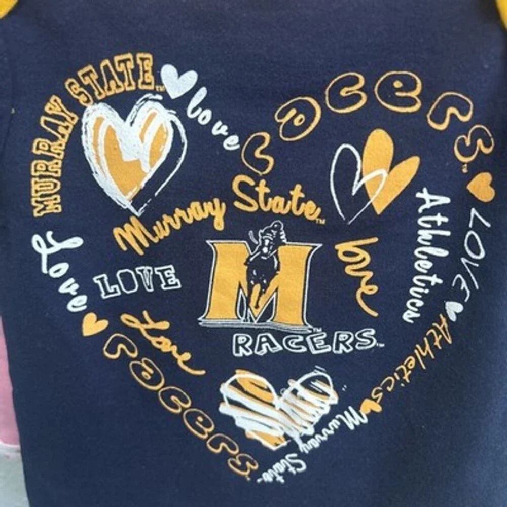Murray State 3pc Bodysuit Set Girls Infant 0-3M